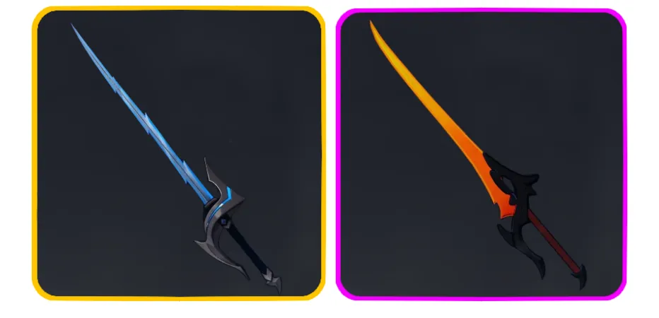 Black Flame Wings Rapieror /Crimson Flame Rapier