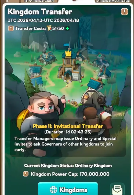 kingdom transfer