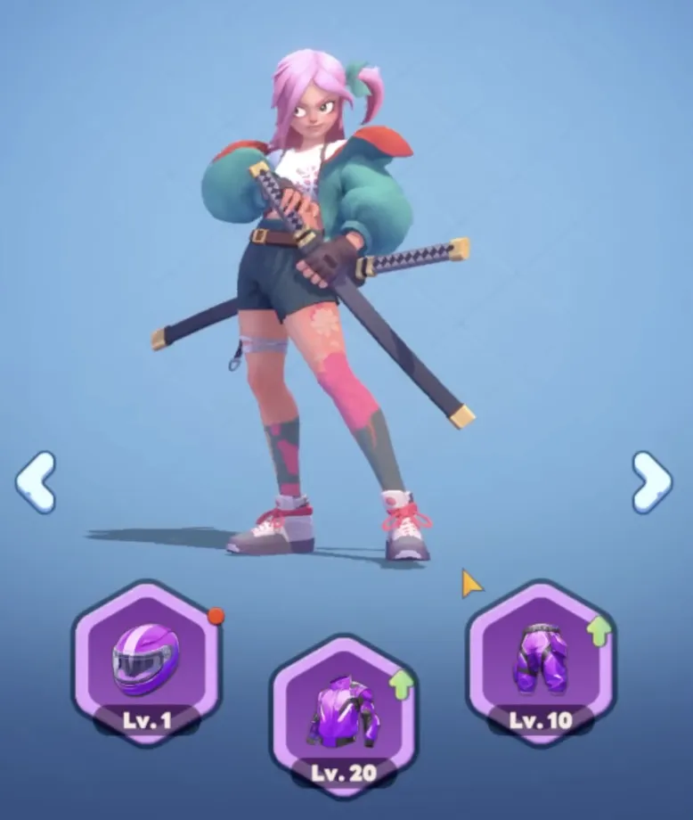 A screenshot of a character in the game