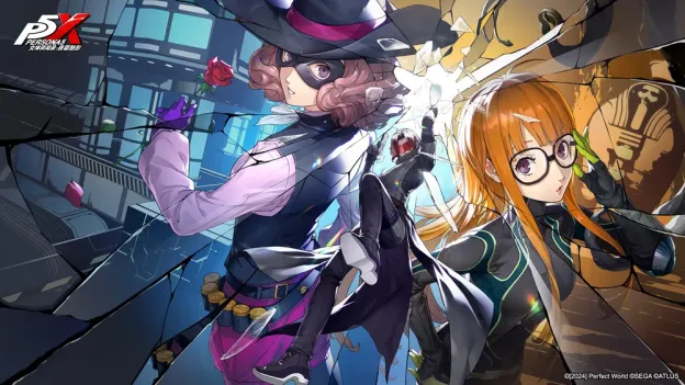 Futaba Sakura and Haru Okumura