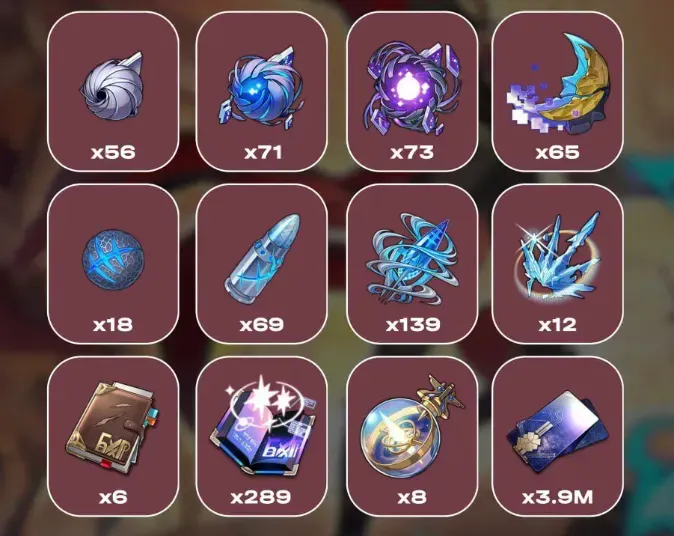 HSR Archer Materialien