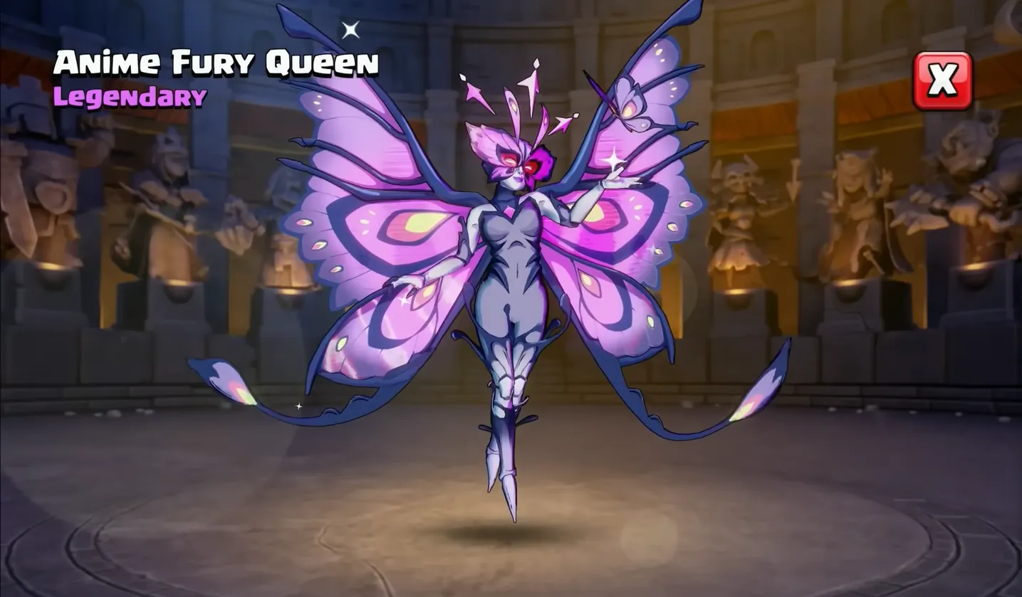 CoC Anime Fury Queen