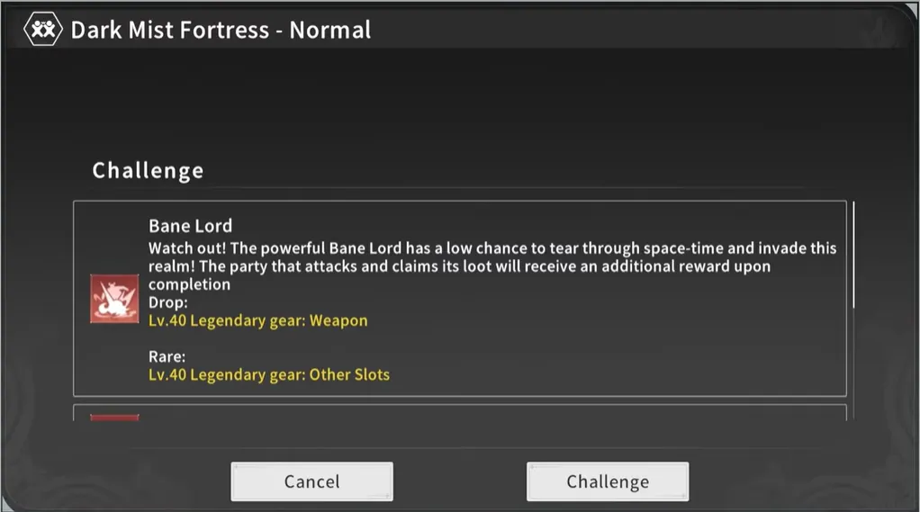 Normal, Single, Challenge mode