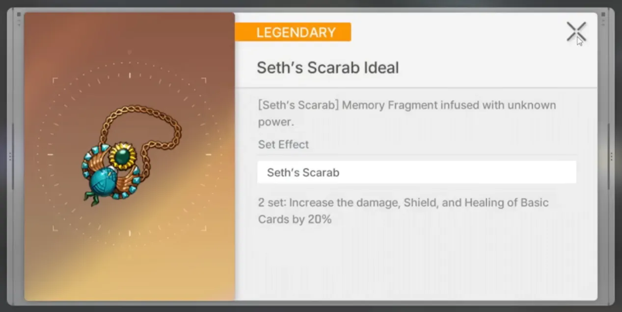Seth’s Scarab Ideal