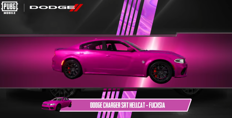 dodge charger Fuchsia