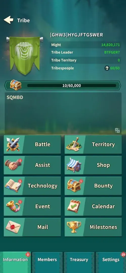 Tribe Alliance UI | Fate War