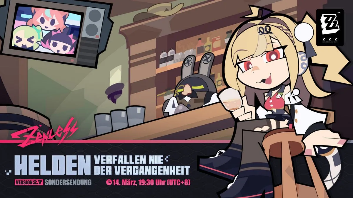 Version 2.7 &bdquo;Helden verfallen nie der Vergangenheit&ldquo; von Zenless Zone Zero