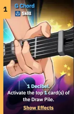 G Chord(1-Cost Skill)