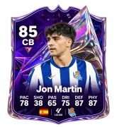 Jon Martín Future Stars 85 CB card in FC 27