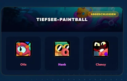 Brawl Stars Tiefsee-Paintball Trio mit Otis, Hank und Clancy