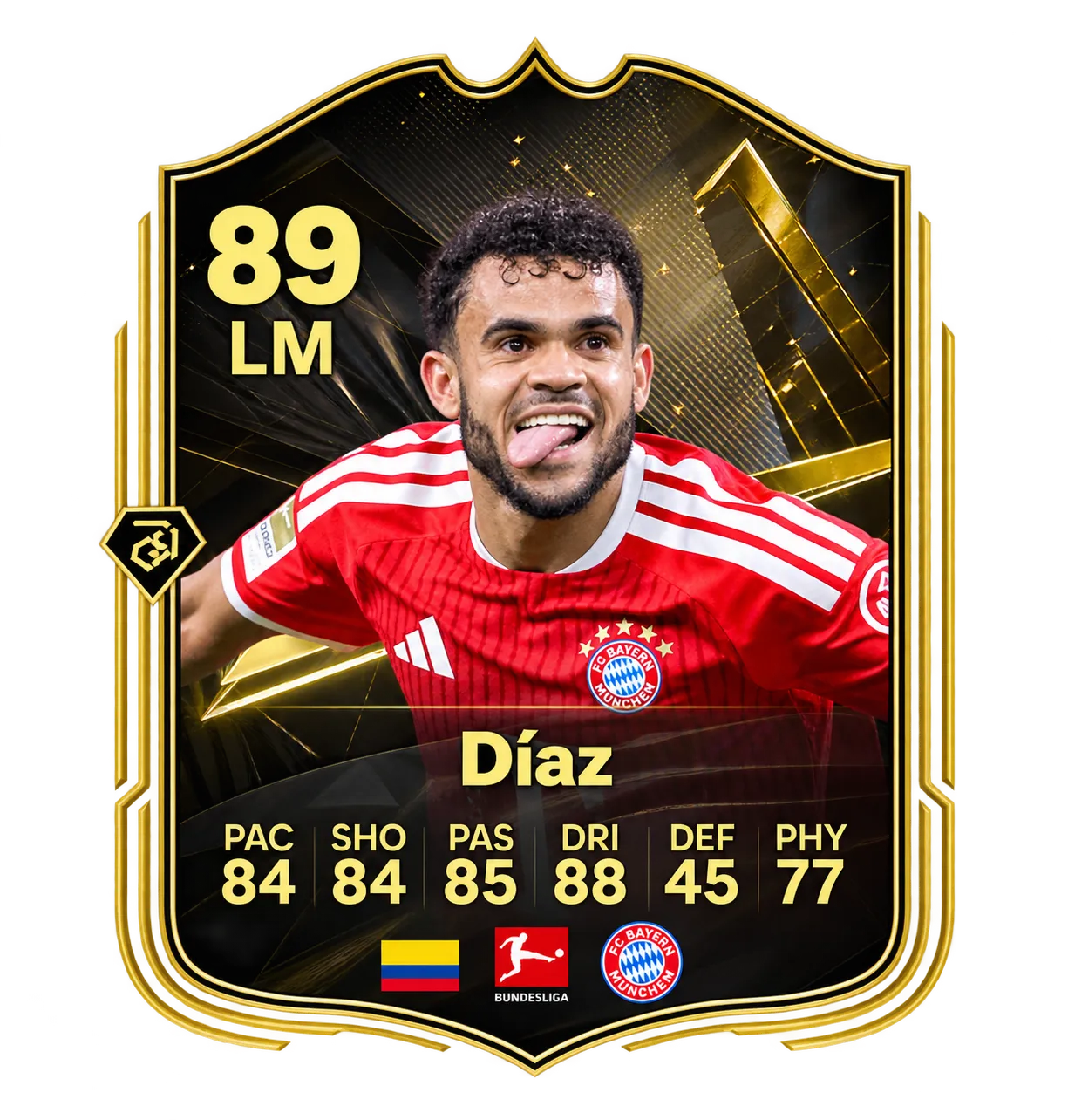 Luis Diaz FC 27 TOTW 6 89 LM card