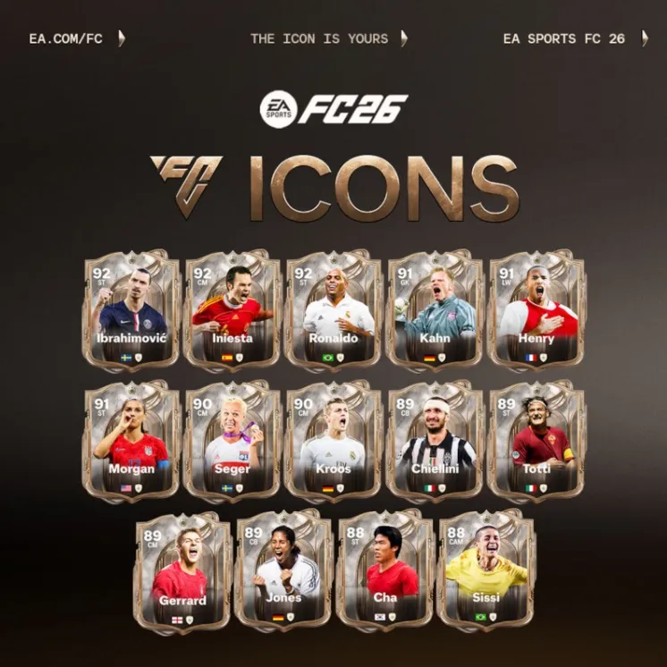 FC 26 New Icons