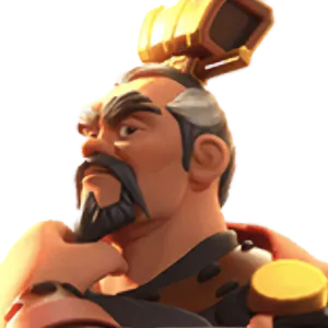Cao Cao commander portrait in Rise of Kingdoms