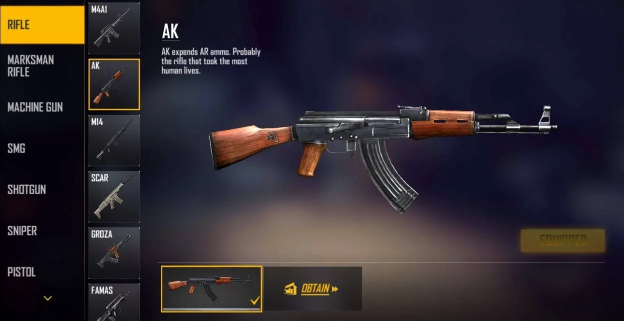 ff - ak47