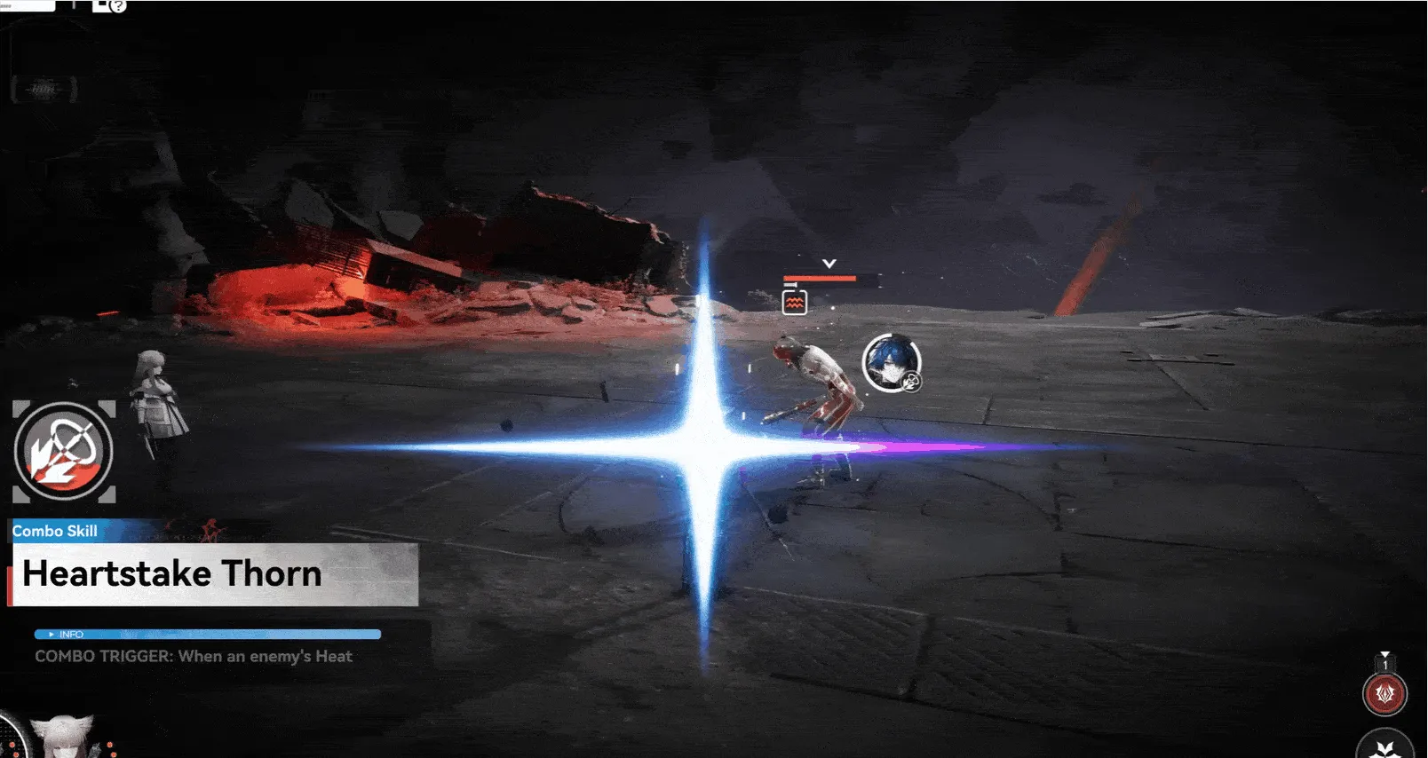 Combo Skill — Heartstake Thorn
