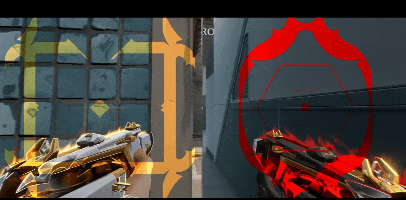 Comparación de los estilos rojo y dorado de la Phantom Champions 2026