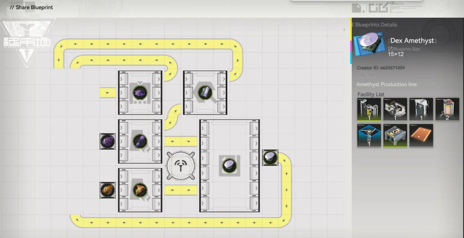 Amethyst Materials blueprint