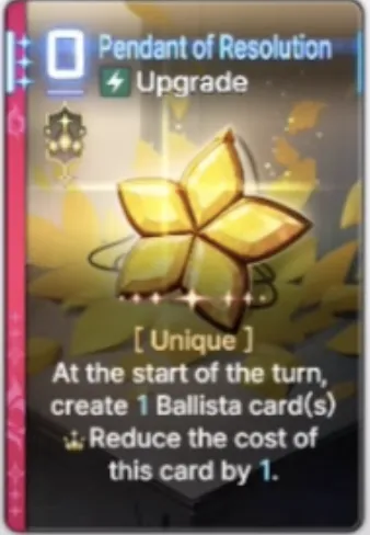 Pendant of Resolution (1-Cost Upgrade)