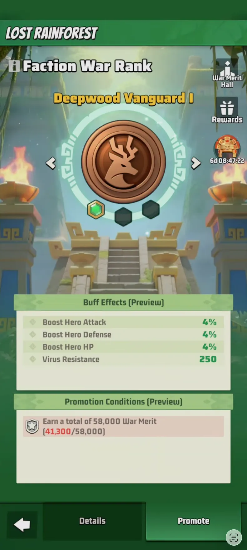Faction Rank Gates