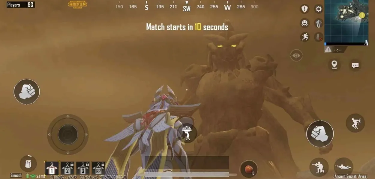 Ancient Secret mode pubgm