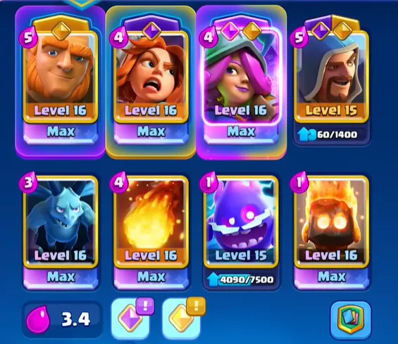 Clash Royale Arena Decks