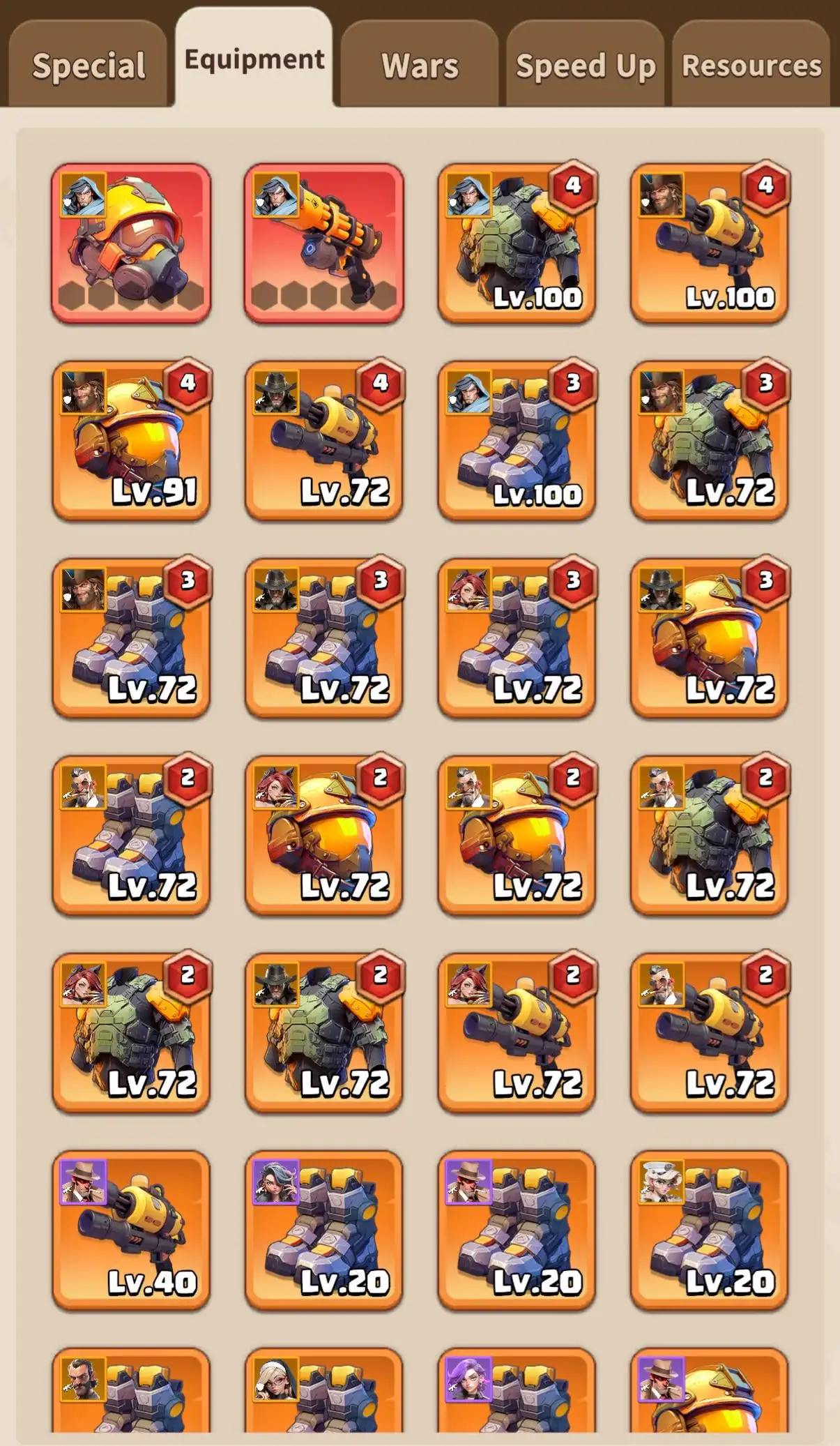 Equipment: Forge, Refine, and Optimize