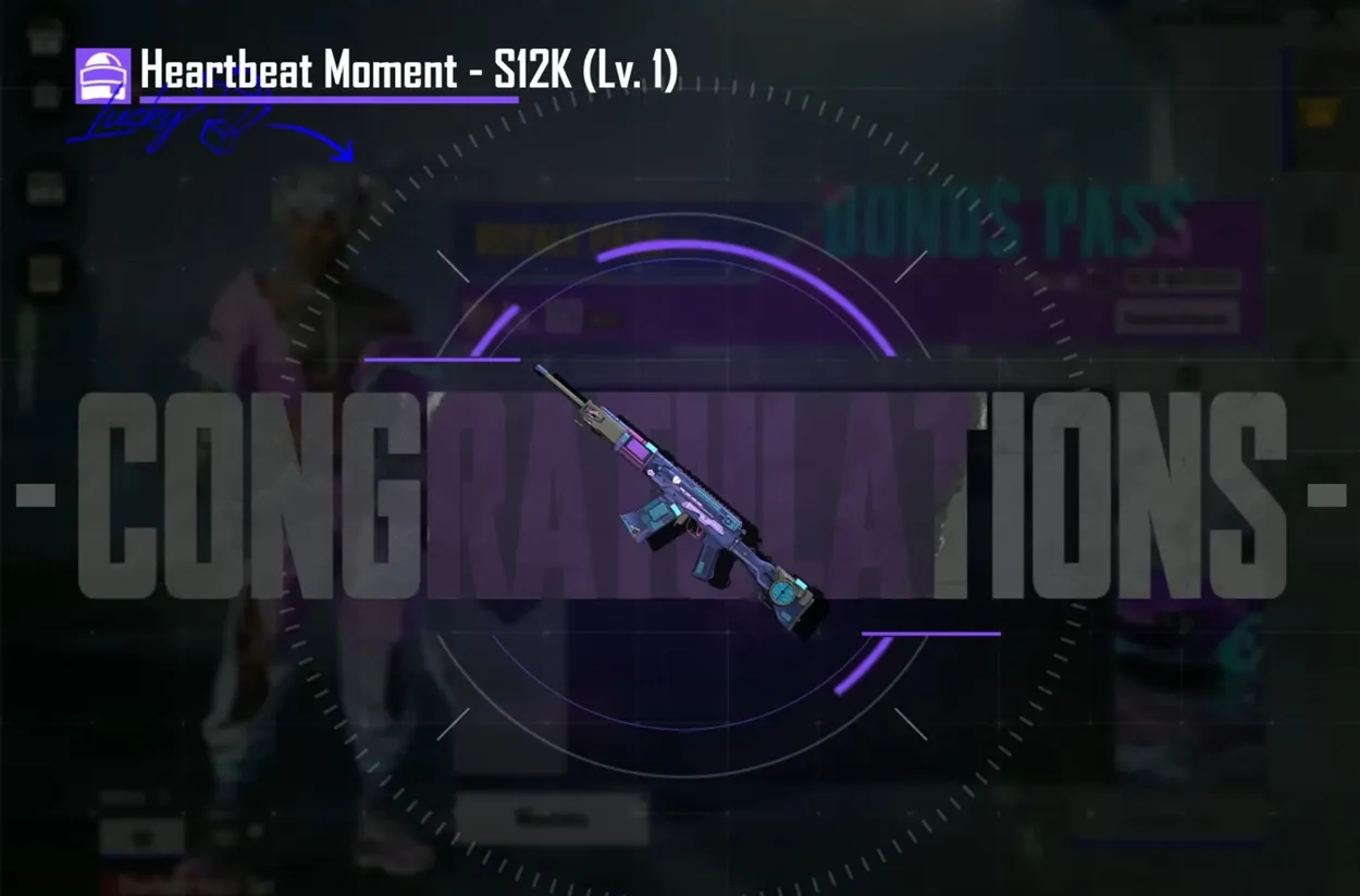 PUBG A18 BONUS PASS skins