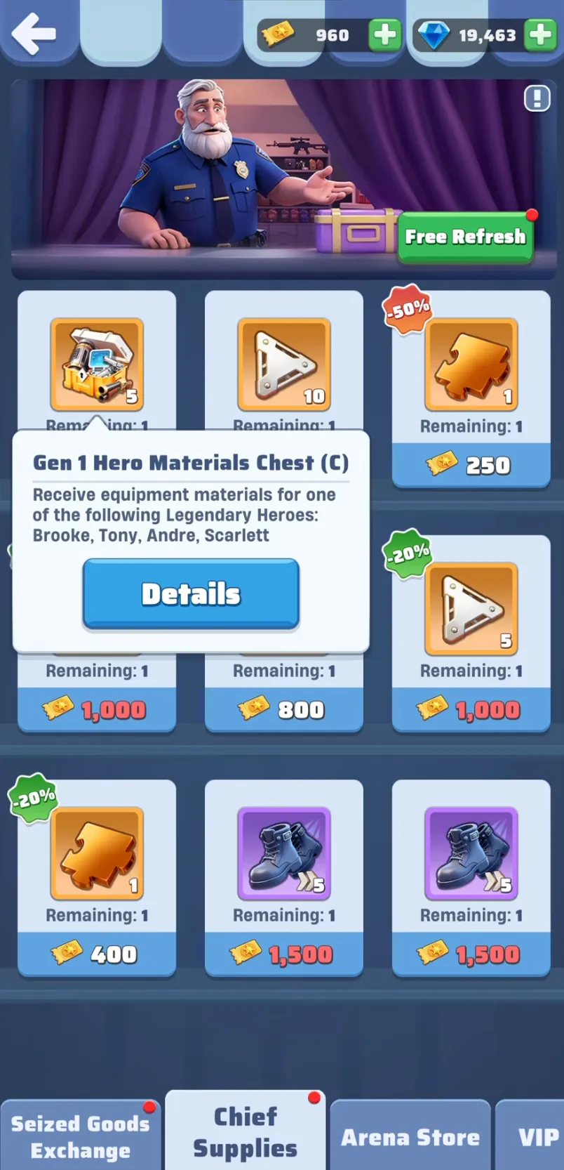 Police Chief Packs