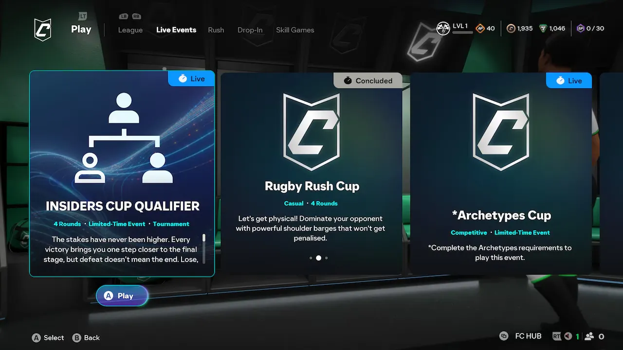 FUT Eventos en Vivo