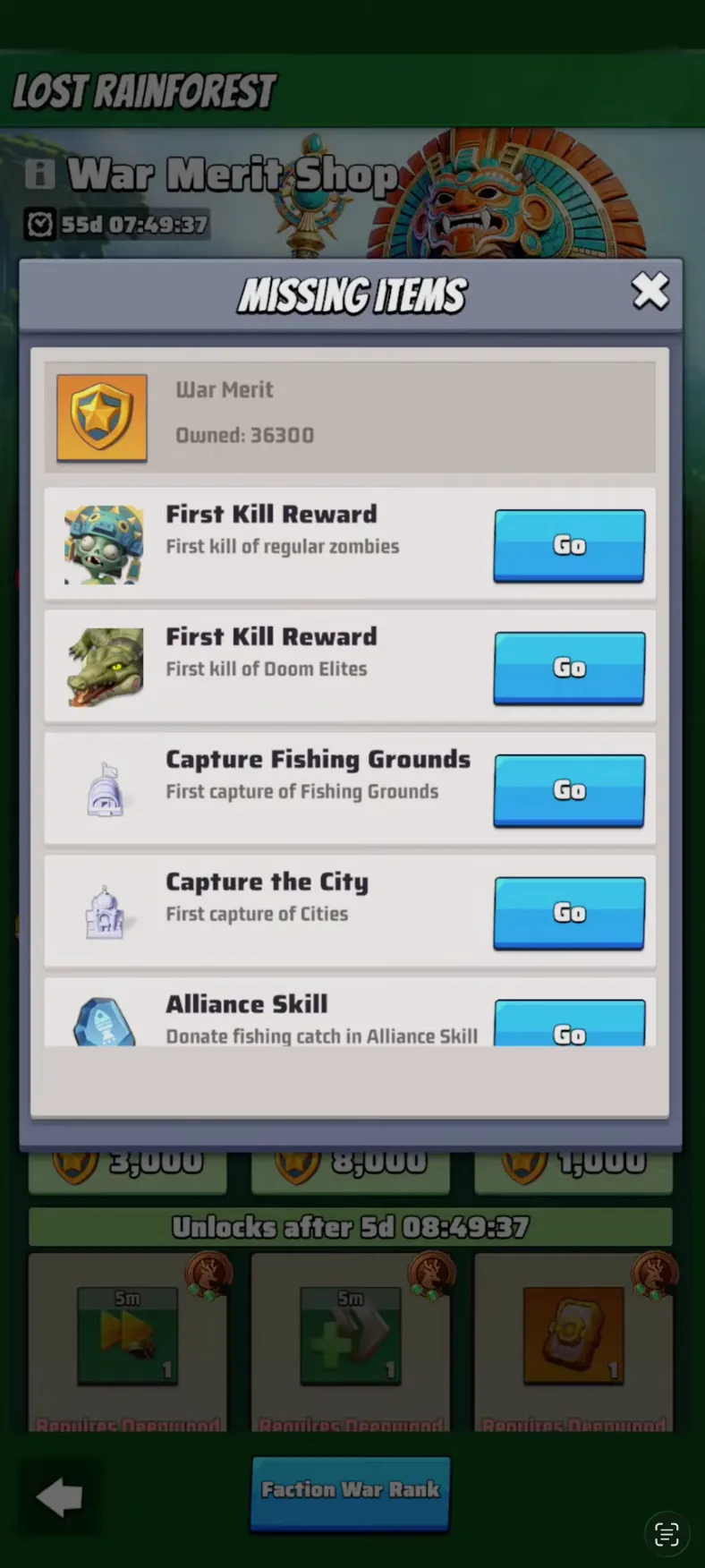 Last War Merit Shop