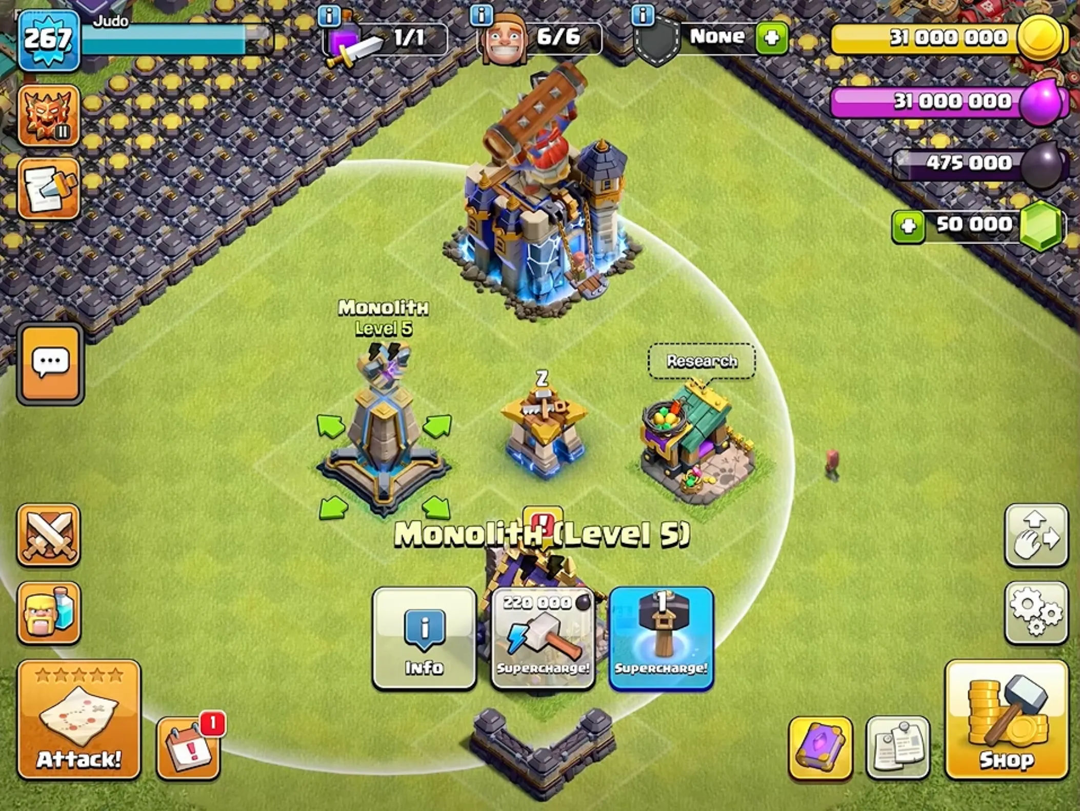 Monolith, Builder Huts & CWL Modifiers