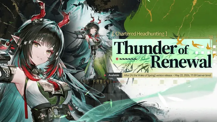 arknights version 1.2 banner Zhuang Fangyi