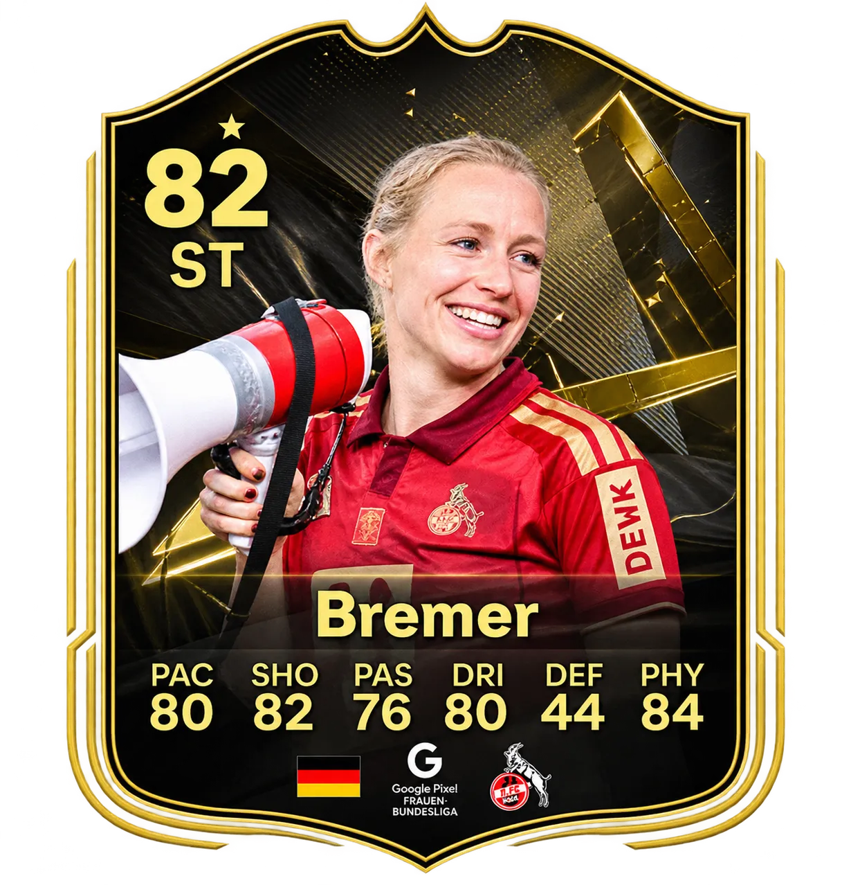 Pauline Bremer FC 27 TOTW 6 82 ST card