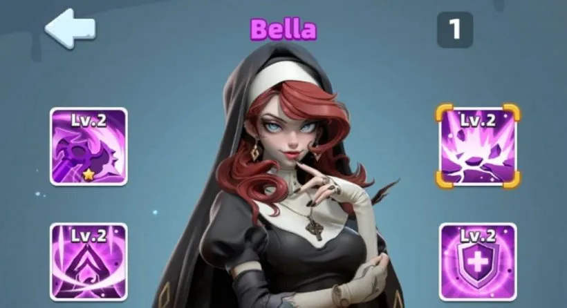 Bella (SSR, Warrior/Tank)
