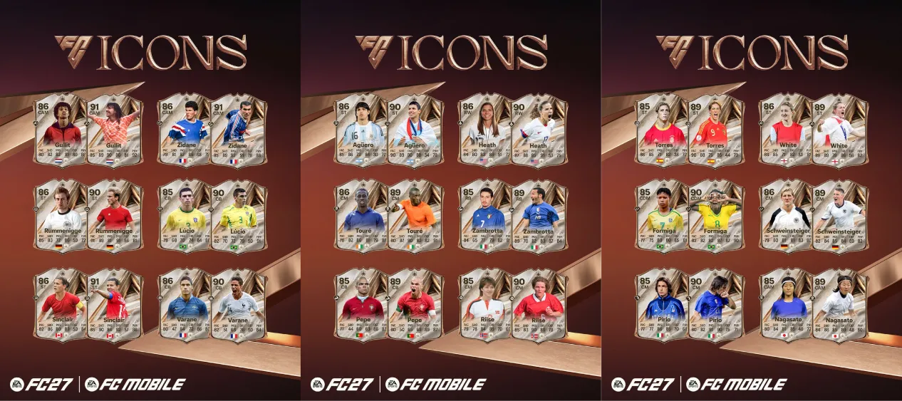 All 18 FC 27 Pre-Order ICONs