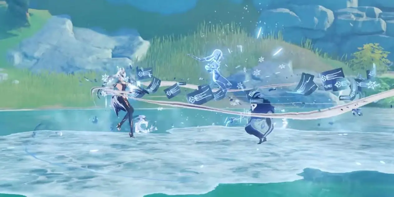 Shenhe's Icy Quill mechanism