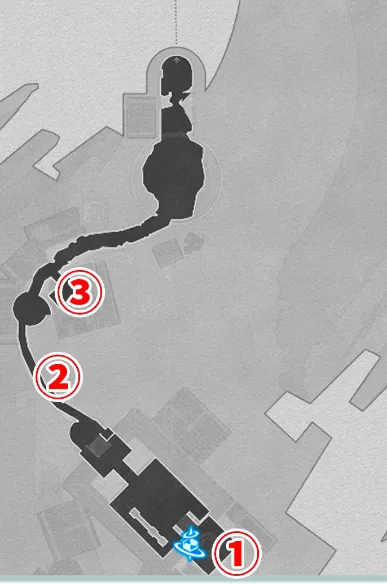 map of Memortis Shore hsr