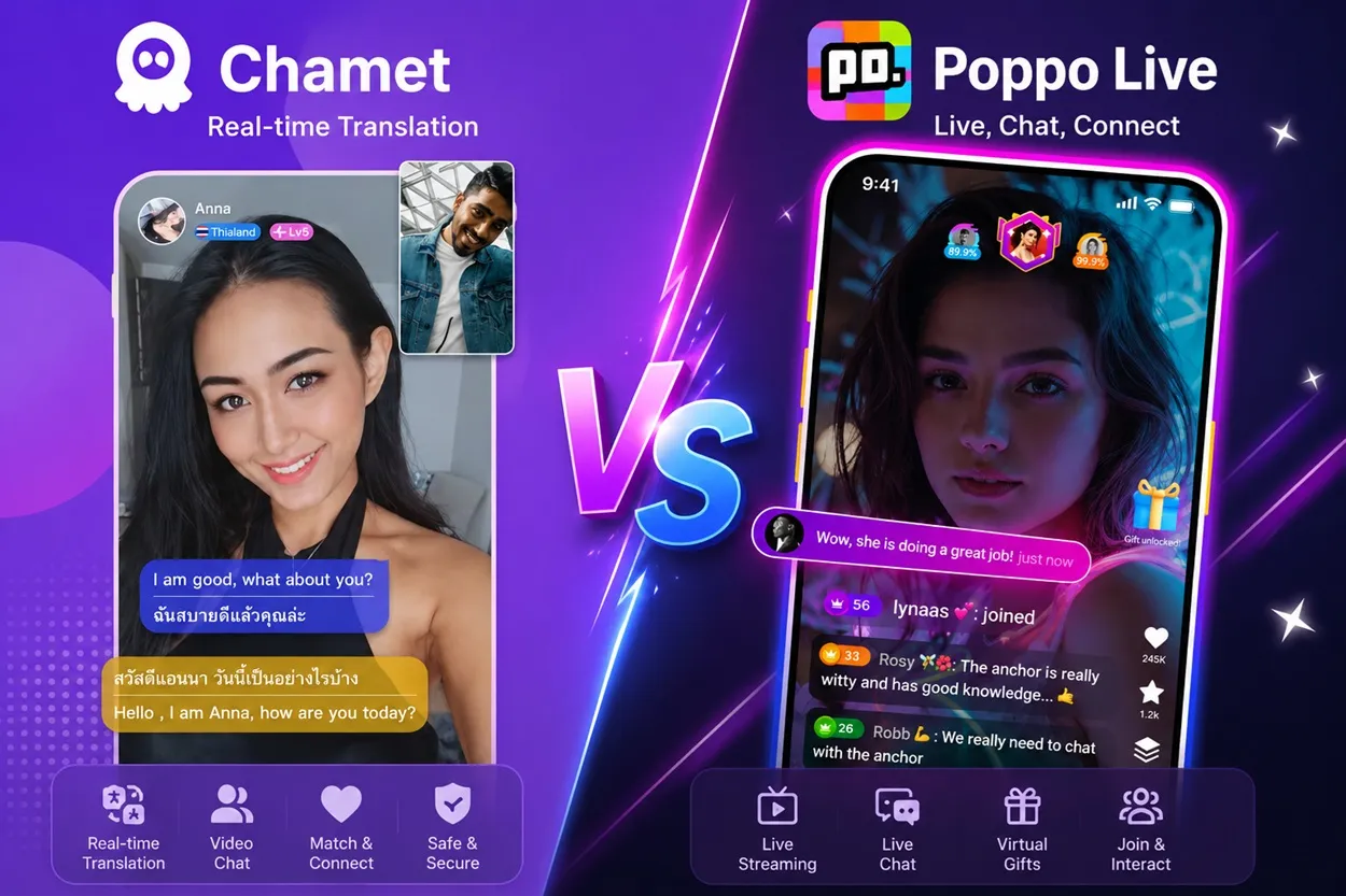 Chamet vs Poppo Live