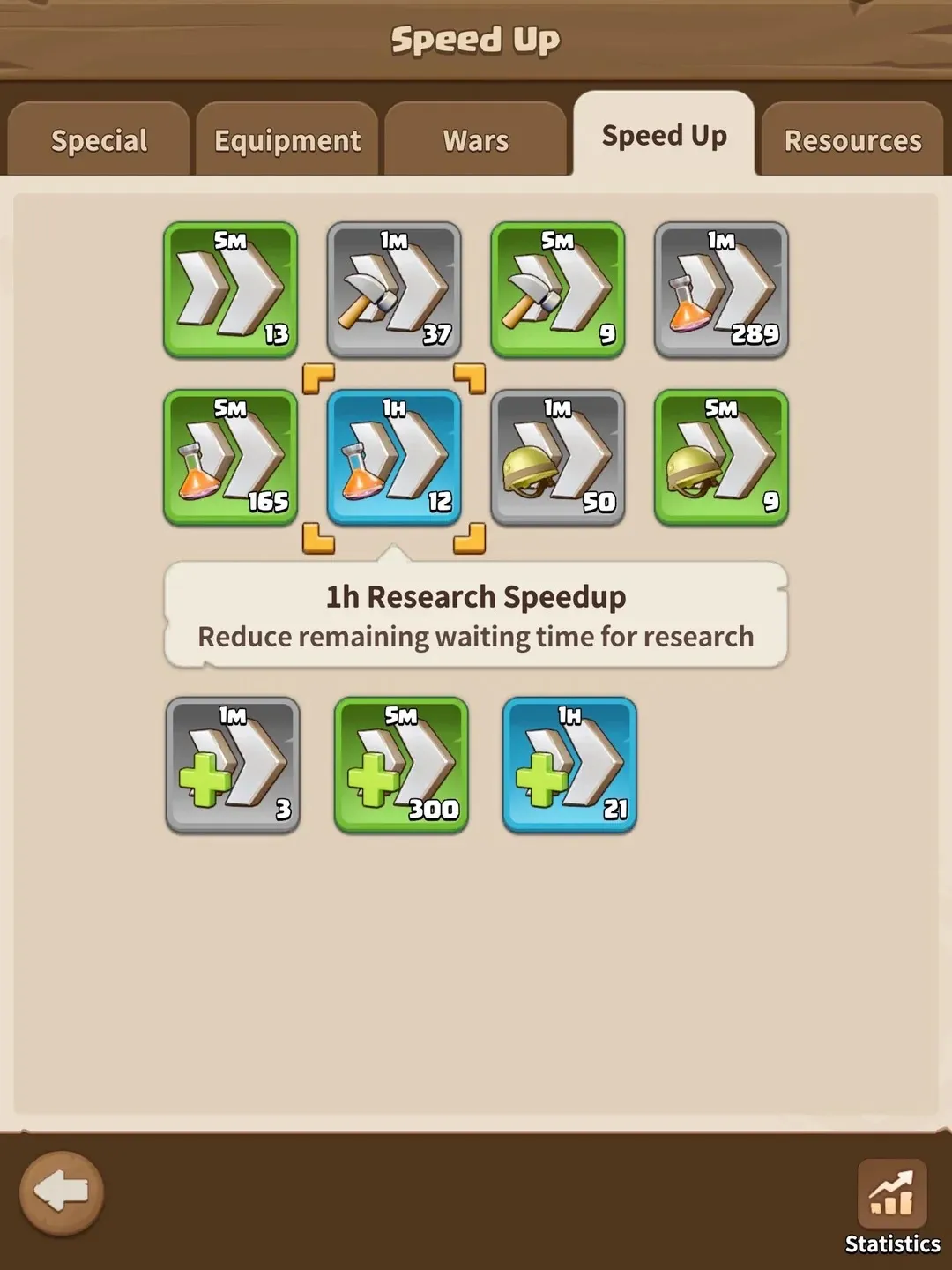 Speedups