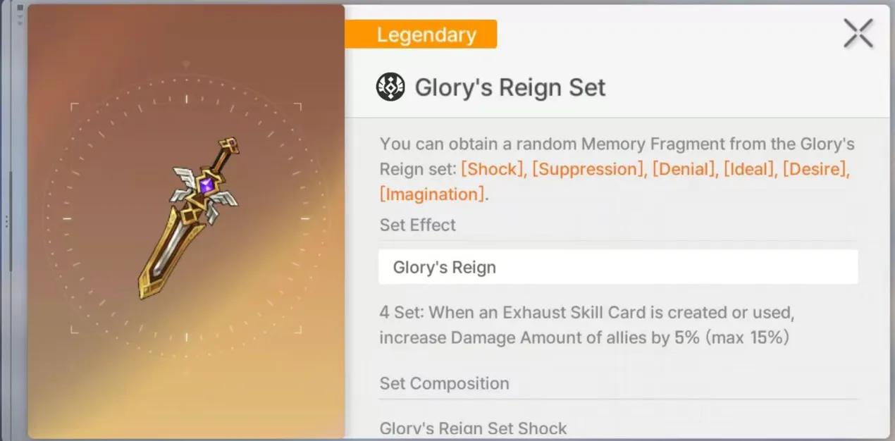"Glory Reign" 4-Piece Set