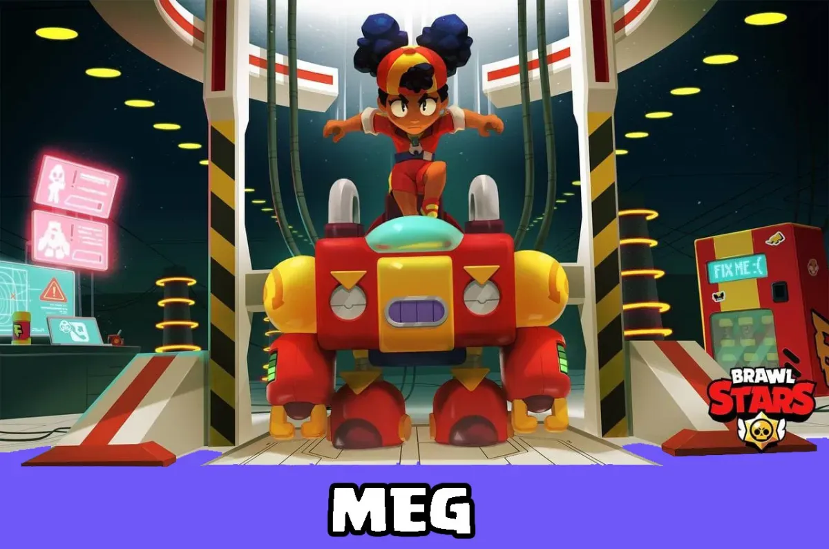 Meg aus Brawl Stars in der Solo Showdown Tier List