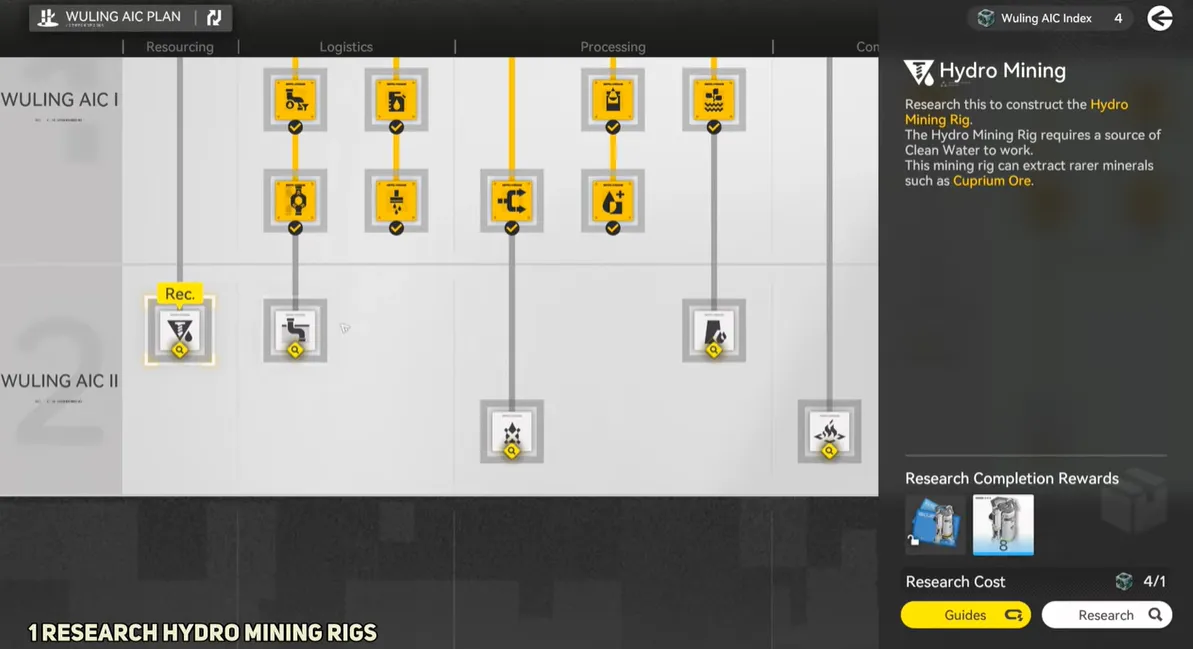 Mined with Hydro Mining Rig