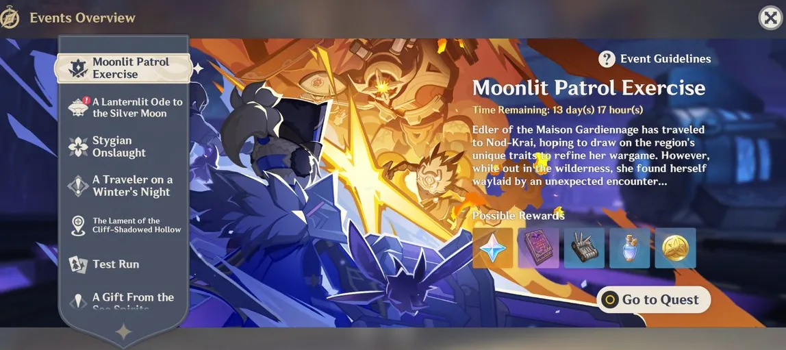 Moonlit Patrol Exercise