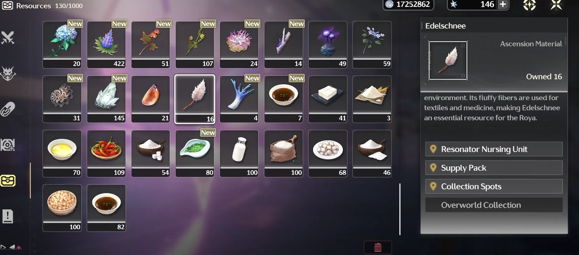 How to collect Edelschnee?