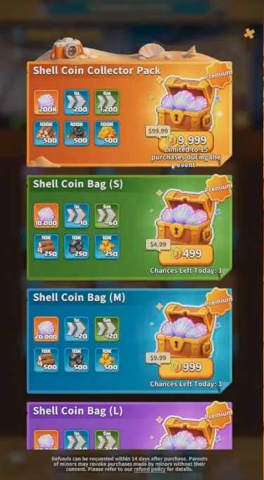 shell coin