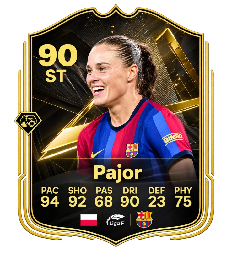 TOTW-4-Karte von Ewa Pajor in EA SPORTS FC 27