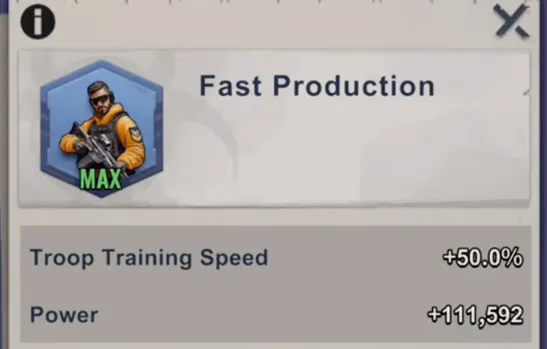 fast production