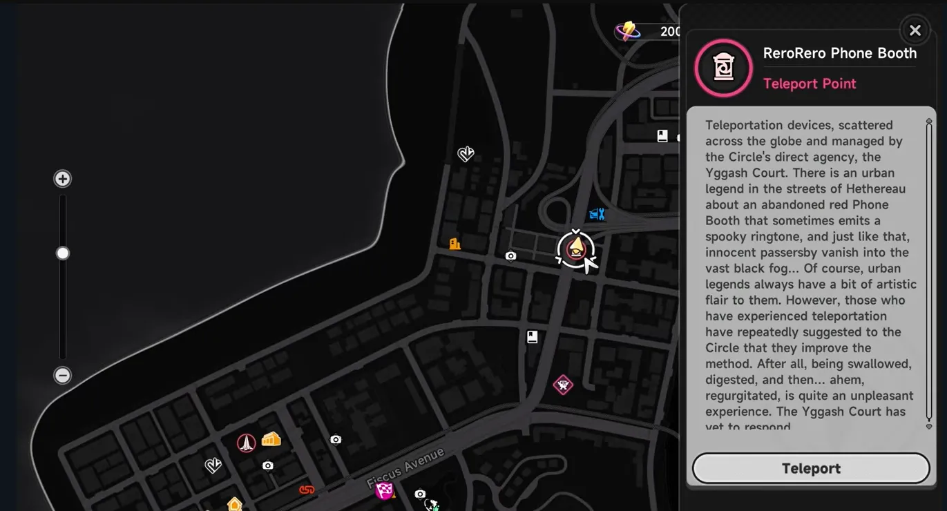 NTE Safe Map