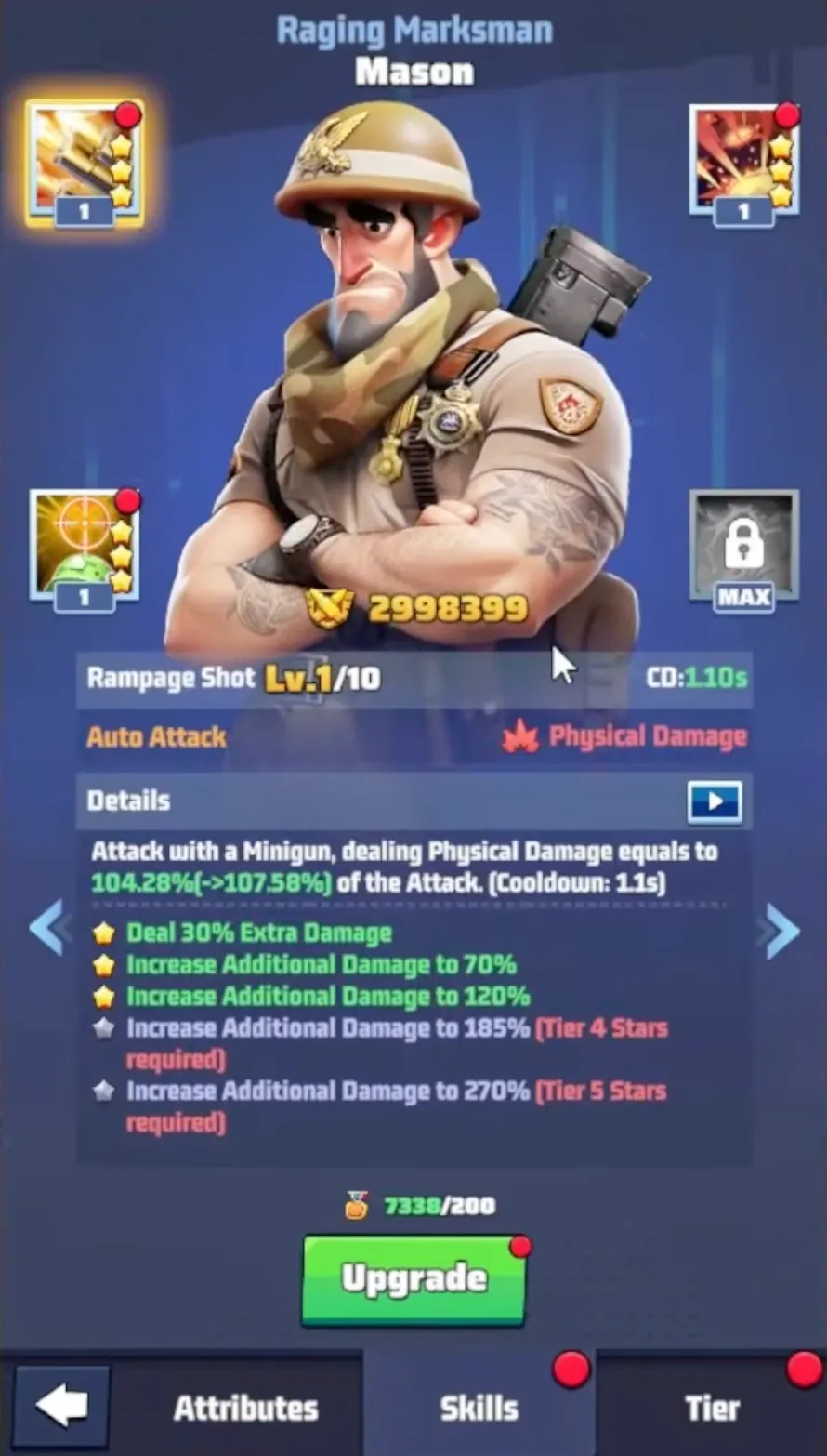 Last War Mason upgrade