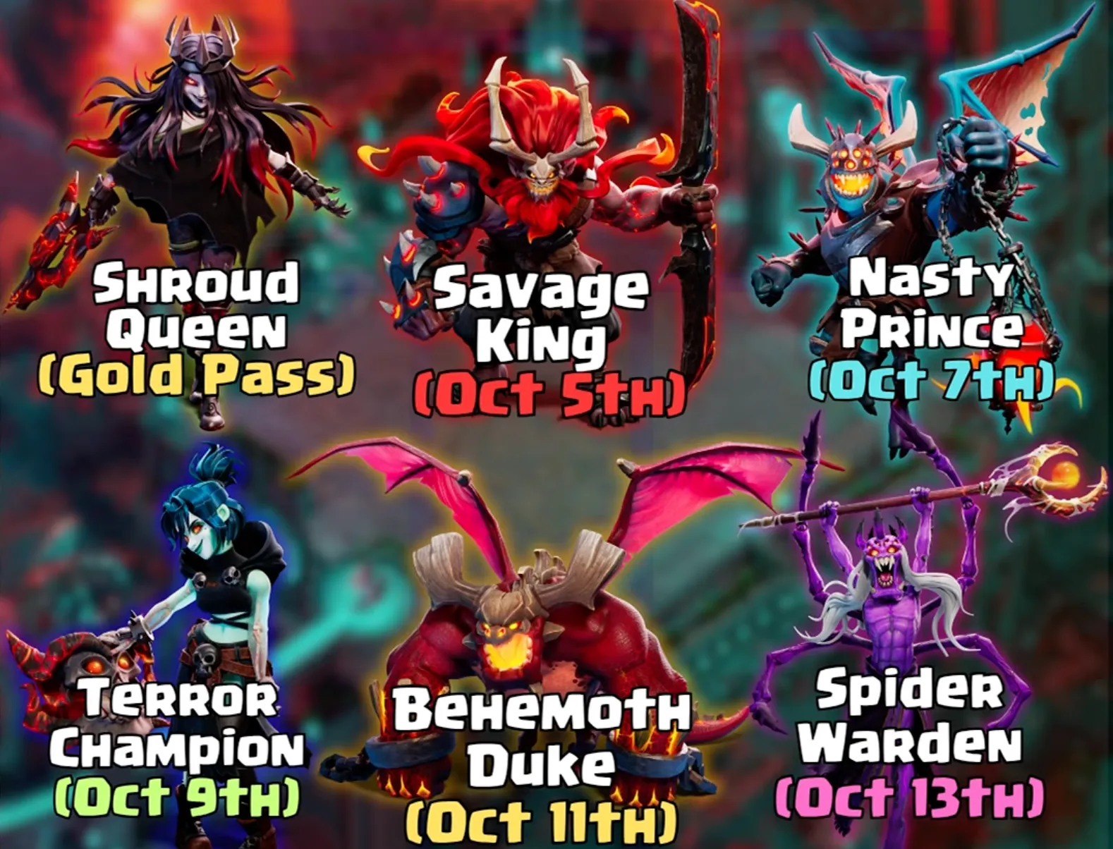 Portal Panic Event Hero Skins